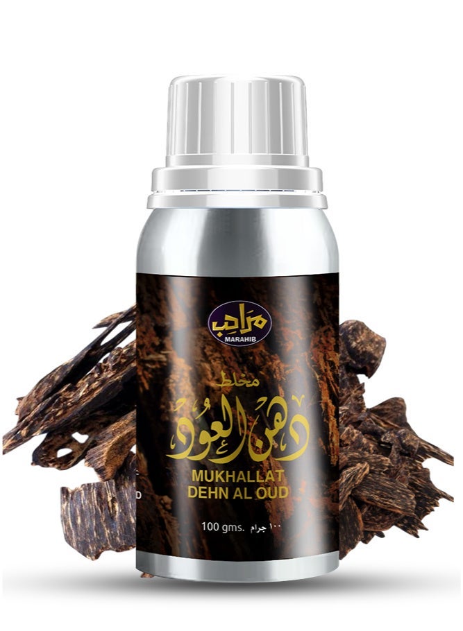 MARAHIB Mukhallat Dehn Aloud perfume Oil 100 grams - Image 2